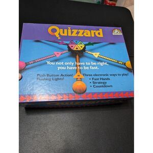 QUIZZARD 1988 ELECTRONIC FAMILY GAME STRATEGY COUNTDOWN FAST‎ HANDS